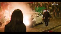 Kim Ji-won's car wreck right before Kim Soo-hyun's eyes _ Queen of Tears Drama Ep 14 _ Netflix [ENG]