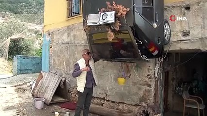 Alanya’da duvara asılı cezalı otomobile teklif yağıyor