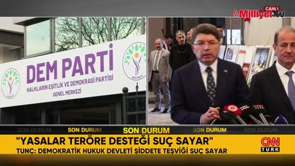 Bakan Tunç: Terörle aranıza mesafe koyun
