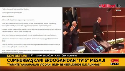 Cumhurbaşkanı Erdoğan'dan '1915' mesajı