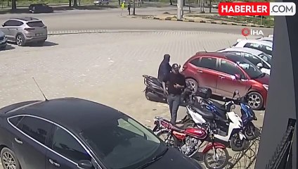Çaldığı motosikleti çaldırdı