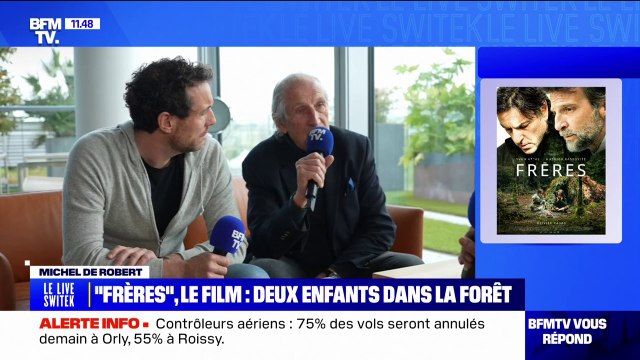 C'est un hommage à mon frère, ça me permet de le voir revivre dans l'amour : Michel de Robert et Olivier Casas, réalisateur du film Frères , invités de BFMTV