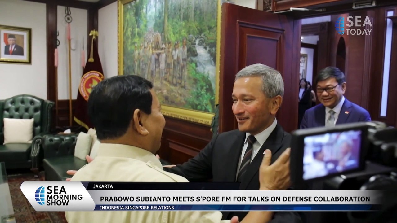 Prabowo Subianto Meets S’pore Fm For Talks On Defense Collaboration