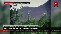 Balaceras en Apatzingán, Michoacán, enfrentamientos entre grupos criminales desatan caos