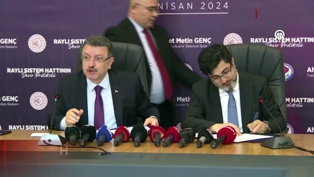 Trabzon'da Hafif Raylı Sistem Projesi nin protokolü imzalandı