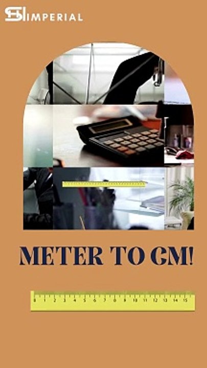 Meter to cm