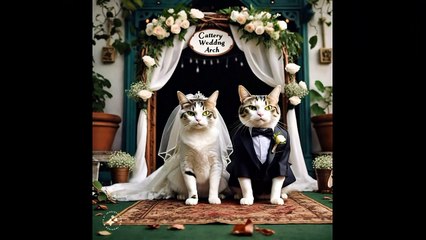 Cat couple's Fight lead to Son.....Message the end video #cat #ai #cute