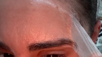 'I Knew I Messed Up!' - Brow-raising saga of woman's comical facial mask mishap