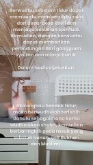 Rahasia di Balik Kebiasaan Sebelum Tidur Rasulullah SAW