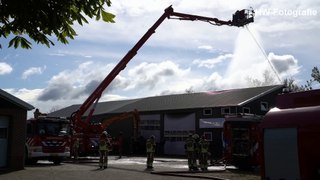 Schuurbrand aan de Kromme Steeg in Genemuiden