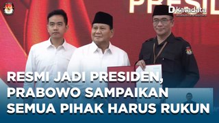 Prabowo dan Gibran Resmi Ditetapkan sebagai Presiden dan Wakil Presiden RI