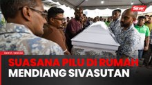 Mendiang Sivasutan selamat tiba di rumah keluarga