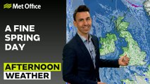 Met Office afternoon weather forecast 24/04/24 - Increasing clouds
