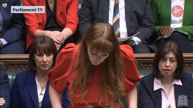 Angela Rayner calls Rishi Sunak a pint-sized loser during PMQs