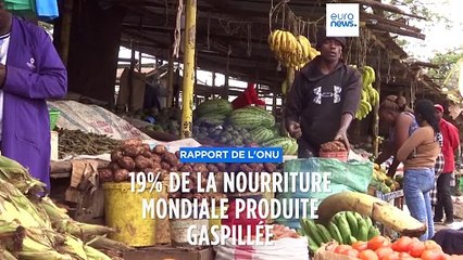 19% de la nourriture mondiale sont gaspillés