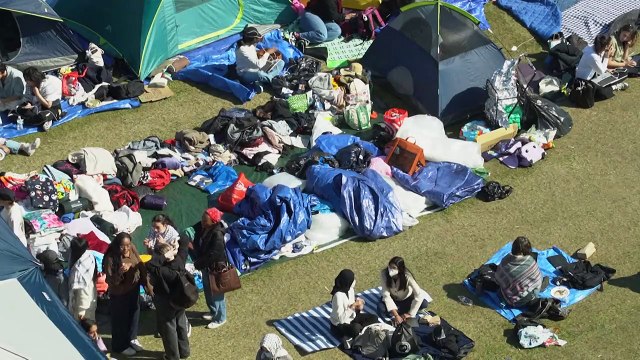 États-Unis : les étudiants de Columbia continuent de manifester leur soutien aux Palestiniens