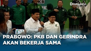 Prabowo Menyambangi PKB Usai Ditetapkan Sebagai Presiden Terpilih