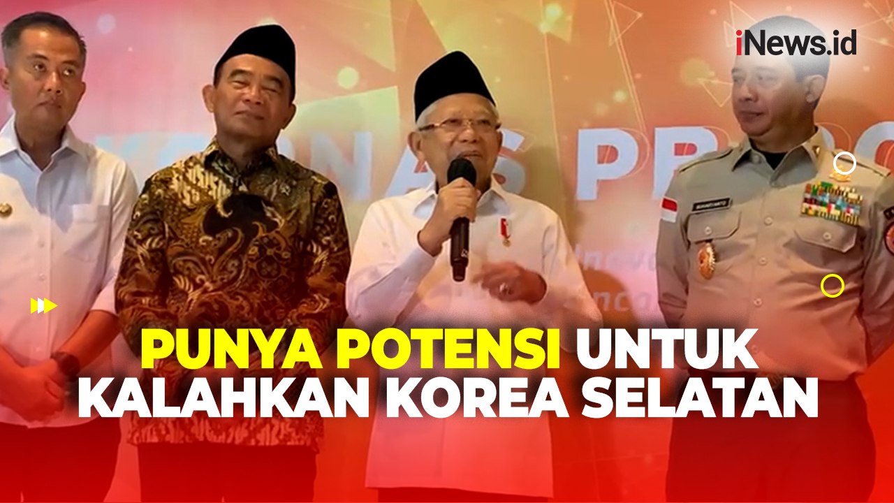 Wapres Ma’ruf Amin Berharap Timnas Indonesia U-23 Pertahankan Permainan Cantik Lawan Korea Selatan