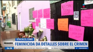 Presunto feminicida de Iztacalco da detalles sobre el asesinato de María José