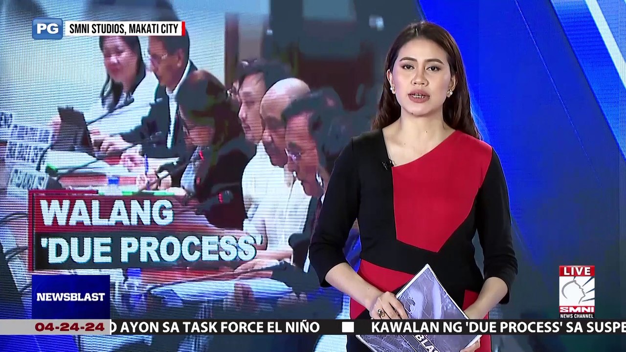 Kawalan ng 'due process' sa suspensyon ng SMNI, idinetalye sa Senado