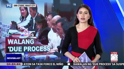Kawalan ng 'due process' sa suspensyon ng SMNI, idinetalye sa Senado