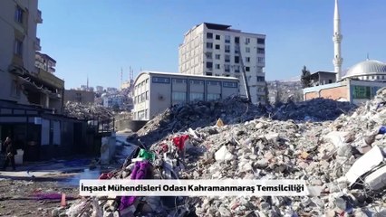 Maraş depremlerinin simgesi 'İMO binası' yıkılma tehlikesiyle karşı karşıya