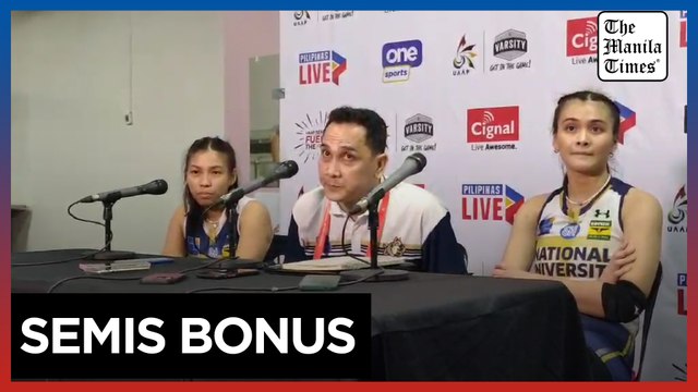 NU sweeps Adamson, secures twice-to-beat