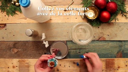 Bocal à neige fait maison pour Noël