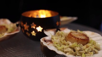 Poêlée de Saint-Jacques à la vanille