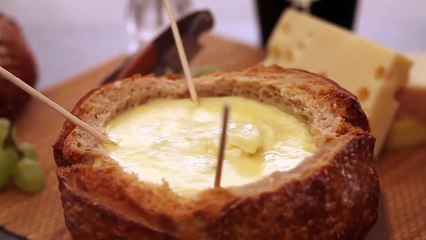 Fondue savoyarde en pain