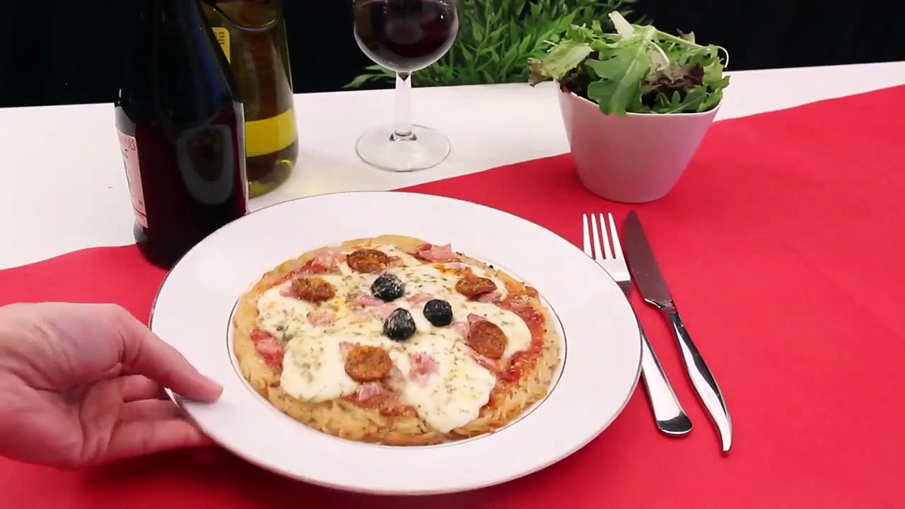 Ramen pizza