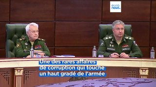 Un haut responsable militaire russe comparaît devant le tribunal pour corruption