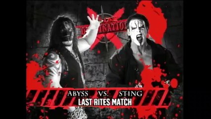 TNA Destination X 2007 - Abyss vs Sting (Last Rites Match)
