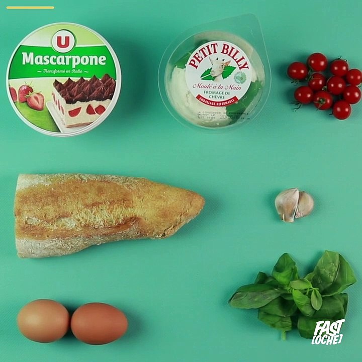 Tiramisu Petit Billy tomate basilic