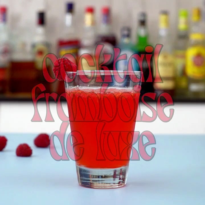 Cocktail framboise de luxe