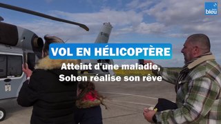 Vol en hélicoptère : atteint d'une maladie, Sohen, 11 ans, réalise son rêve