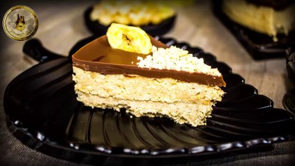 Erdnuss-Bananen-Kuchen (NO BAKE, Kulinarische Reise)