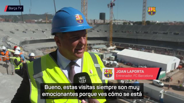 Laporta: El Camp Nou será el mejor estadio del mundo
