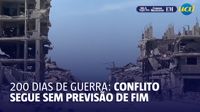 200 dias de guerra: conflito entre Hamas e Israel segue sem previsão de chegar ao fim