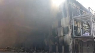 Importante incendio en una granja avícola de San Lorenzo de la Parrilla (Cuenca)