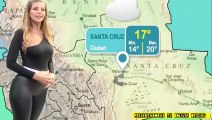Anabel Angus presentando el clima Bolivia Beautiful!!
