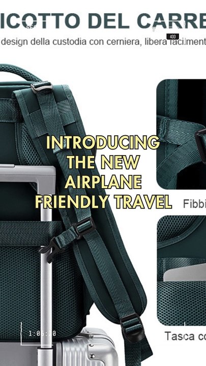 Easyjet Cabin Bag 45x36x20 Backpack, 40x20x25 Ryanair Carry-Ons, WomenMen Aeroplane Travel Backpack, Cabin Size Laptop Backpack