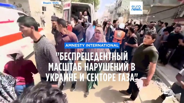 Amnesty International бьёт тревогу о беспрецедентного масштаба нарушениях в Украине и Газе