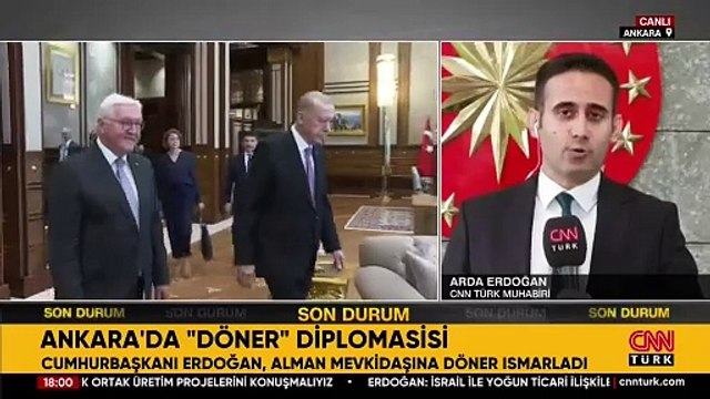 Ankara'da döner diplomasisi… Erdoğan, Alman mevkidaşına döner ısmarladı
