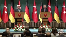 Cumhurbaşkanı Erdoğan ve Alman mevkidaşı Steinmeier'den ortak açıklama