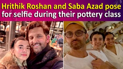War 2: Hrithik Roshan enjoys pottery class with his Ladylove Saba Azad