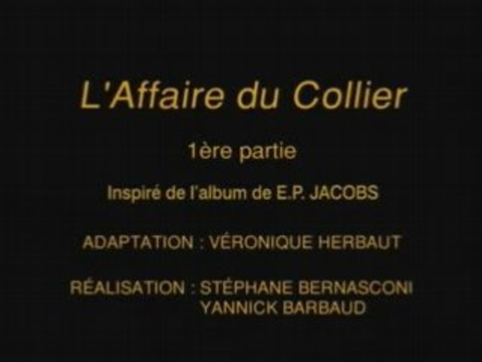 Blake et Mortimer, L’affaire du collier (1/3)