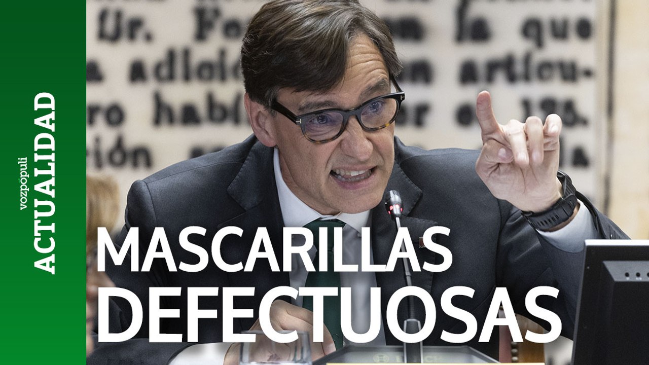 Illa reconoce la llegada de mascarillas defectuosas, pero dice no querer "autocalificar la gestión en pandemia"