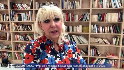 Le Journal - 24/04/2024 - VACCIN NASAL / Près de 7 millions d'euros pour financer le projet d'ici 2026