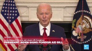 REPLAY: Foreign aid bill 'will make America, the world safer', says Biden